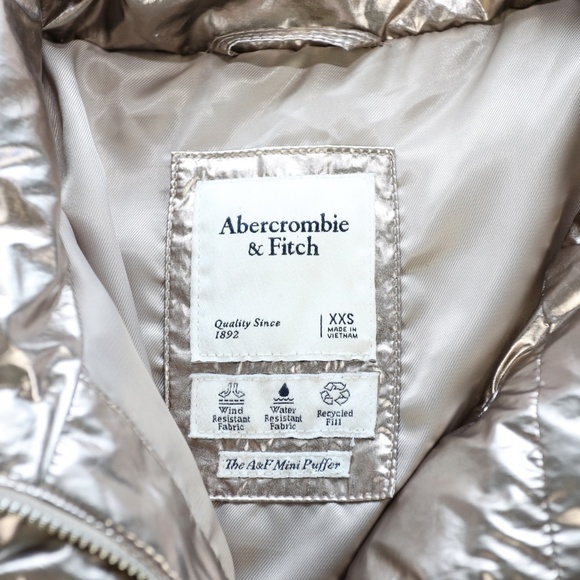 GOLD PUFFER JACKET - Picture 3 of 8